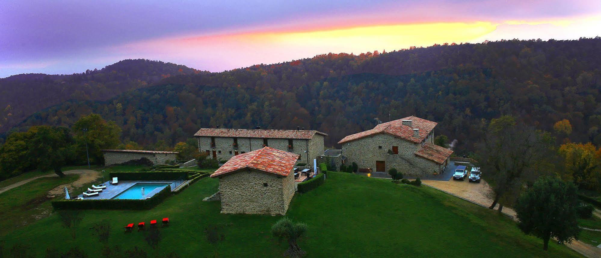 Hotel Restaurante El Ventos Sant Felíu de Pallarols المظهر الخارجي الصورة