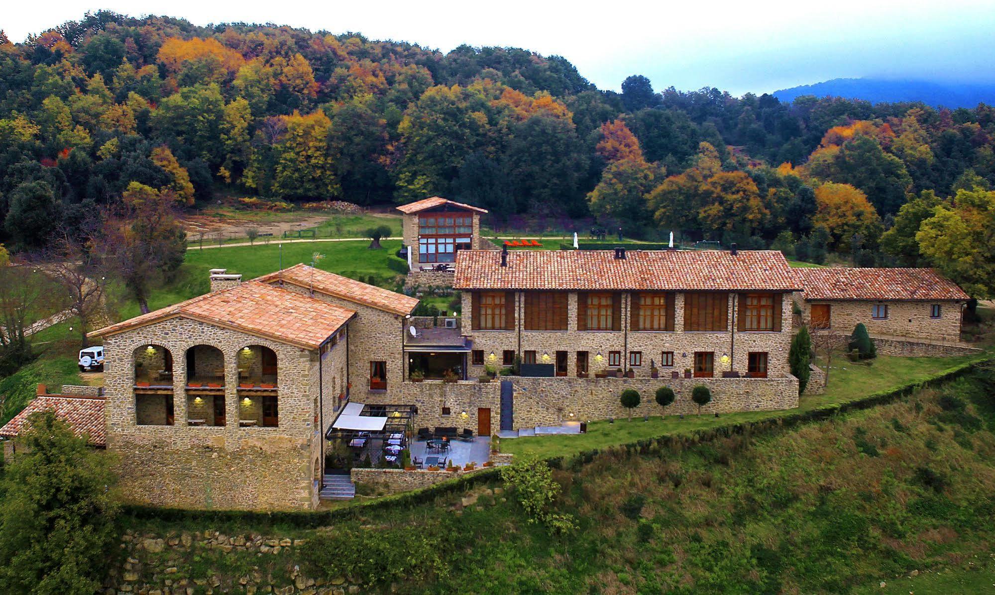 Hotel Restaurante El Ventos Sant Felíu de Pallarols المظهر الخارجي الصورة