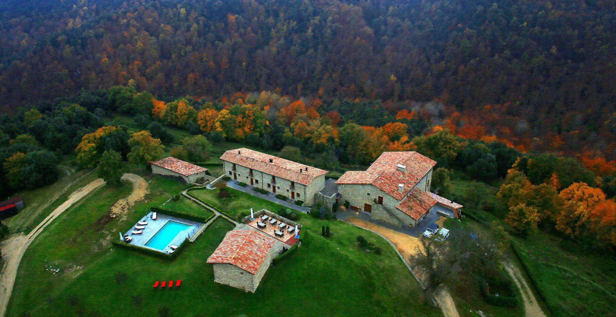 Hotel Restaurante El Ventos Sant Felíu de Pallarols المظهر الخارجي الصورة