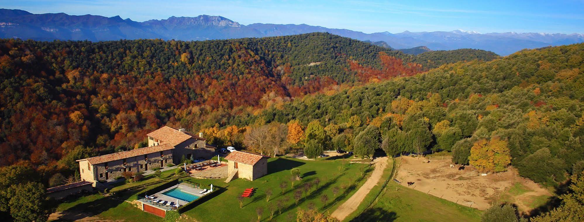 Hotel Restaurante El Ventos Sant Felíu de Pallarols المظهر الخارجي الصورة