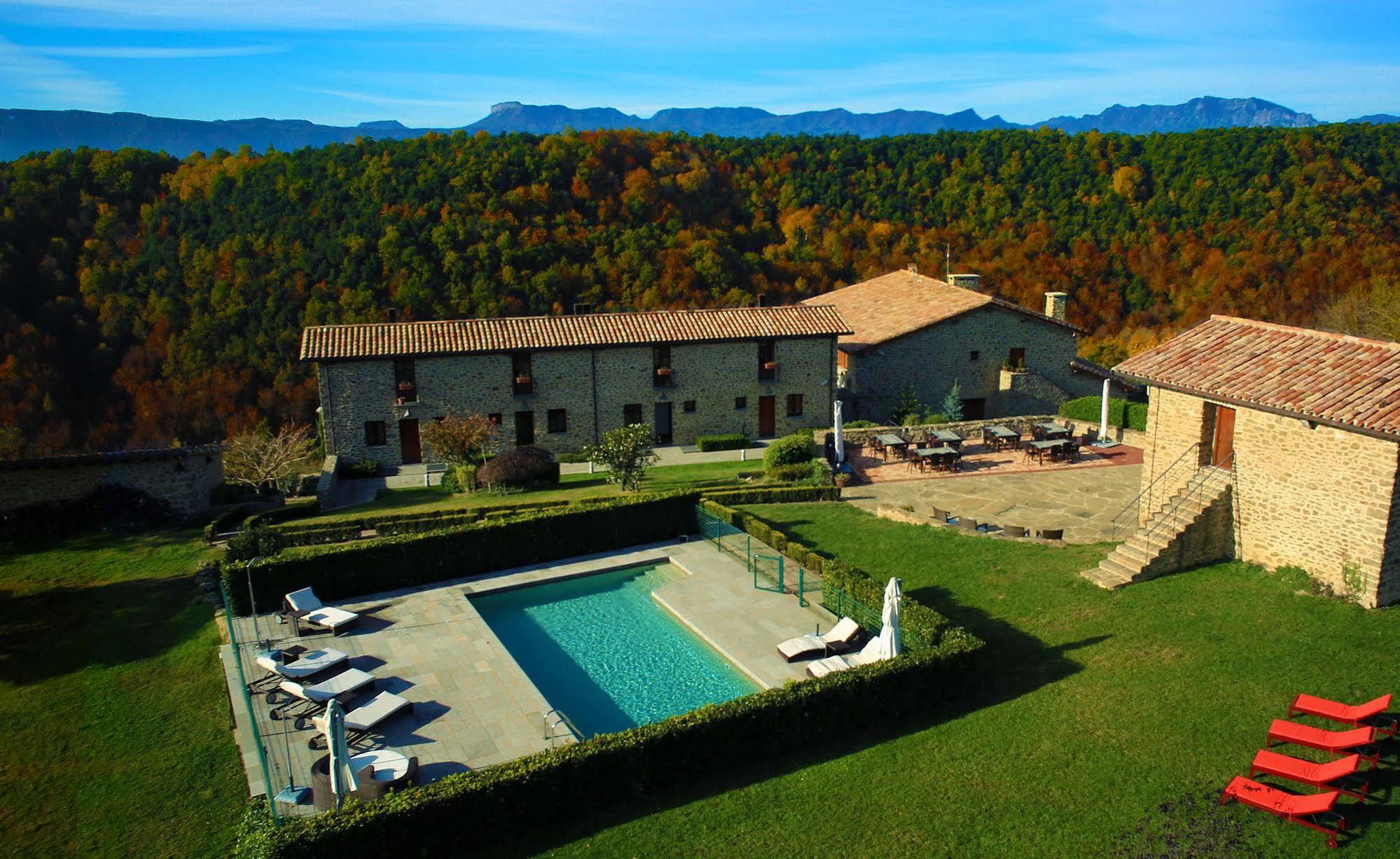 Hotel Restaurante El Ventos Sant Felíu de Pallarols المظهر الخارجي الصورة